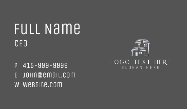Store House Roofing Business Card Design Image Preview