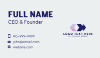 Arrow Forwarding Logistics Business Card Preview