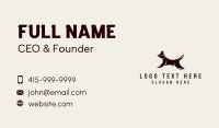 Jumping Pet Dog Business Card Preview