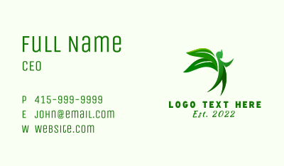 Natural Botanical Fairy Business Card Image Preview