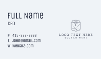 Nature Arrow Lettermark Business Card Image Preview