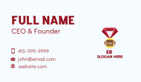 American Football Medal Business Card Image Preview
