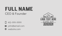 Gray Mountain Hiking Business Card Design