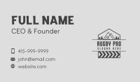 Gray Mountain Hiking Business Card Image Preview