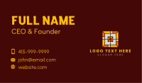 Floor Tile Installation Business Card Design