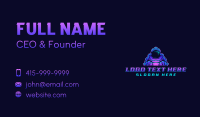 Cosmic Astronaut Game Business Card Preview