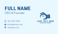 House Realty Broker Hand Business Card Image Preview