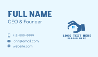 House Realty Broker Hand Business Card Design