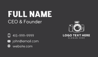 Digital Camera Lens Business Card Image Preview