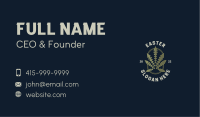 Cannabis Weed Herbal Business Card Image Preview