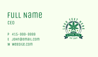 Marijuana Leaf Plant Business Card Image Preview