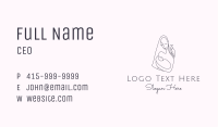 Girl Baby Parenthood Business Card Image Preview