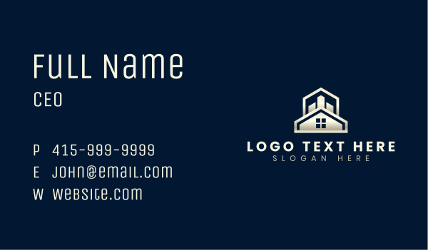 Building House Construction Business Card Design Image Preview