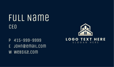 Building House Construction Business Card Image Preview