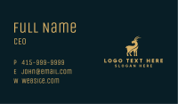 Golden Ram Goat Business Card Image Preview