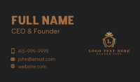 Crown Jewelry Boutique Business Card Design