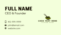 Grass Lawn Mower Business Card Preview