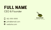 Grass Lawn Mower Business Card Design