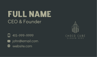 Tower Building Realtor Business Card Image Preview