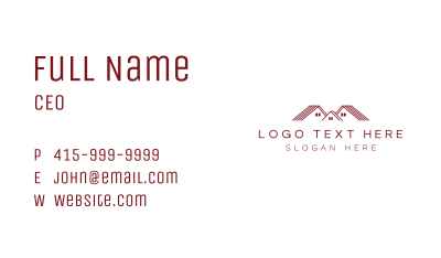 Residential House Roof Business Card Image Preview