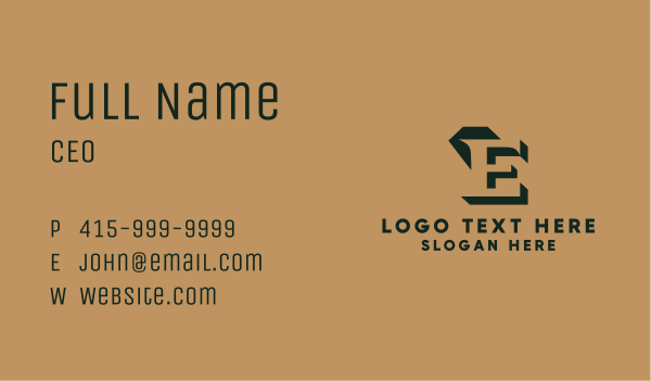 Industrial Engineer Contractor Business Card Design Image Preview