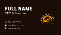 Bulldozer Industrial Machinery Business Card Preview