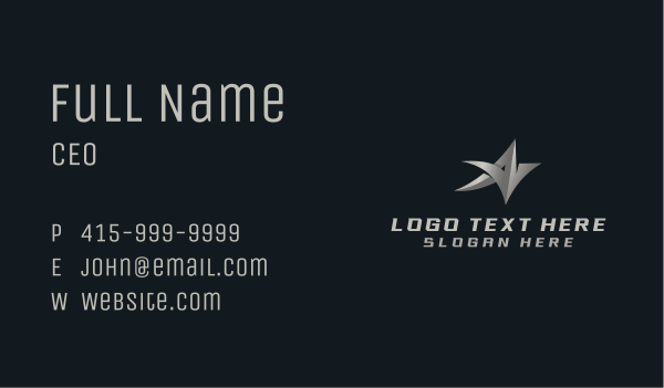 Star Arrow Agency Business Card Design Image Preview
