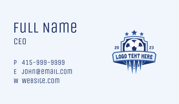 Sports Soccer Tournament Business Card Design Image Preview