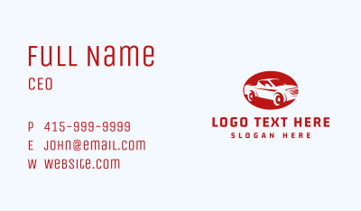 Logistics Pickup Truck Business Card Image Preview