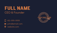 Generic Circle Company Business Card Preview