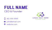 Community People Loop Business Card Design