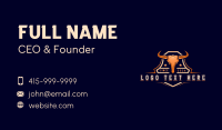 Bull Ranch Steakhouse Business Card Design