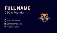 Bull Ranch Steakhouse Business Card Design