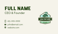 Landscaping landscape Mower  Business Card Preview