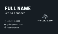 Business Triangle Letter A Business Card Preview