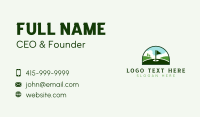 Golf Tournament Lawn Business Card Image Preview