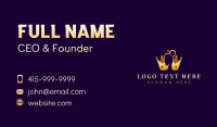 Crown Beauty Queen Business Card Design