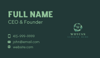 Natural Gardening Leaves Business Card Image Preview