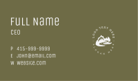 Hipster Rural Mountain Road Business Card Image Preview