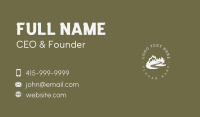 Hipster Rural Mountain Road Business Card Image Preview