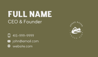 Hipster Rural Mountain Road Business Card Design