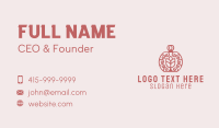 Feminine Beauty Fragrance  Business Card Image Preview