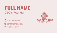 Feminine Beauty Fragrance  Business Card Design