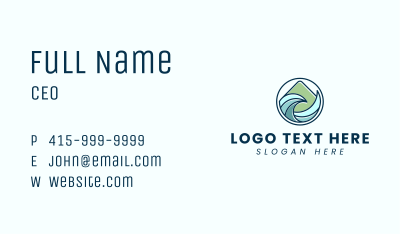 Natural Mountain Waves Business Card