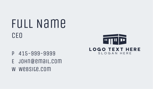 Warehouse Storage Facility  Business Card Design Image Preview