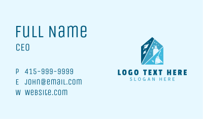 Home Eco Friendly Cleaner Business Card Image Preview