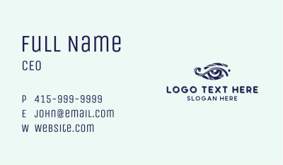 Optical Eye Clinic  Business Card Image Preview