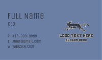 Thunder Wolf Mascot Business Card Image Preview