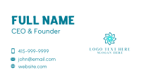 Flower Petal Pattern Business Card Preview