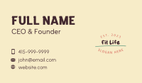 Generic Handwritten Firm Business Card Image Preview